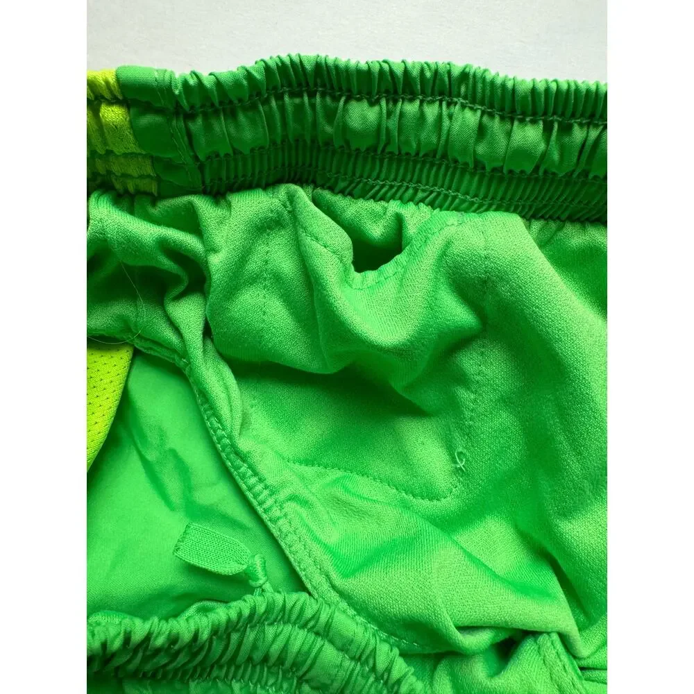 Nike Women's Dri Fit Lime Green Shorts Size M